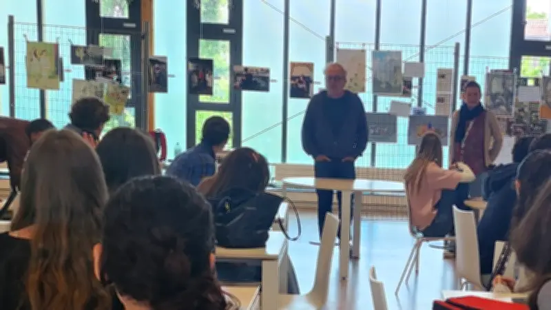 Expo photos au lycée de Lodève sur les bidonvilles de Montpellier