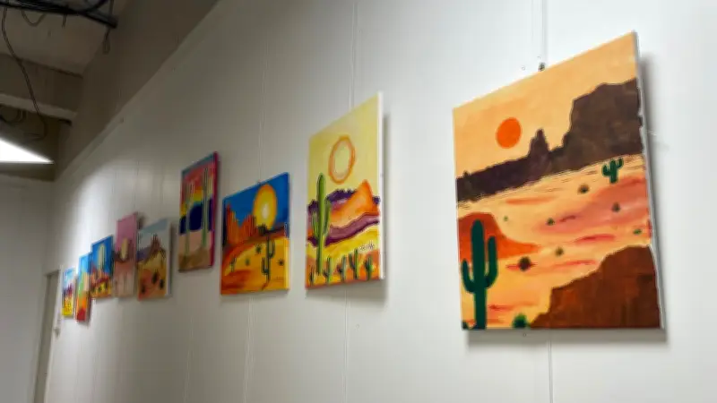 Exposition des jeunes artistes de l'atelier My Art à Fabrègues