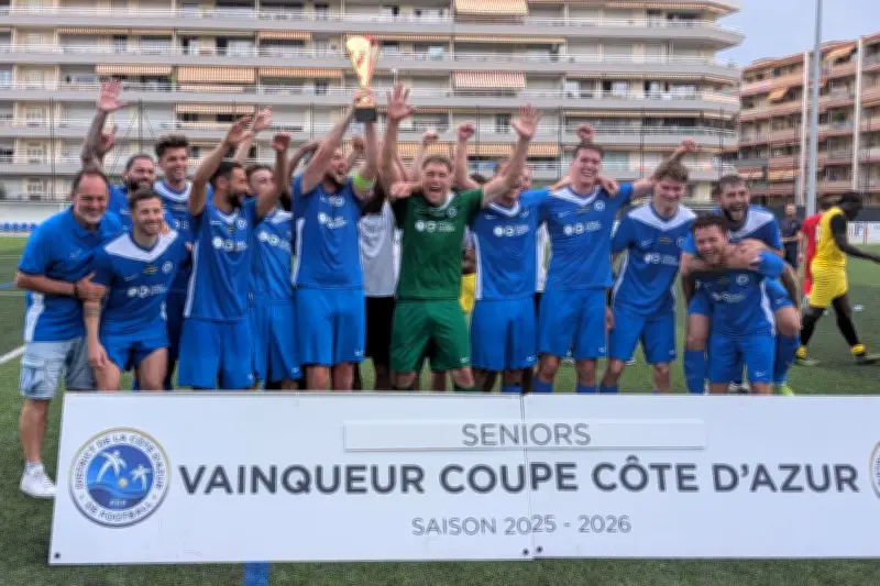 FC Mougins remporte la Coupe Côte d'Azur seniors 5-2 face à Cap-d'Ail