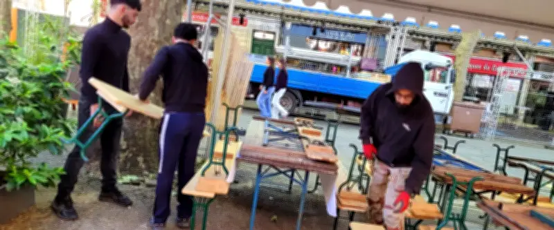 Feria d'Alès : le démontage des bodegas bat son plein