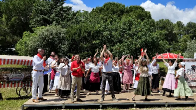 Fête languedocienne à l'Ehpad l'Ostal du Lac au Crès