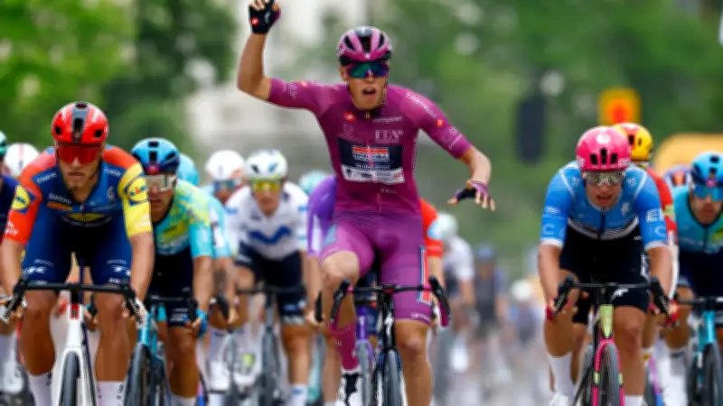 Giro 2026 : Paul Magnier remporte la 3e étape d'un boyau devant Milan