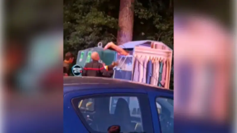Gironde : un homme coincé dans un conteneur à vêtements secouru par les pompiers