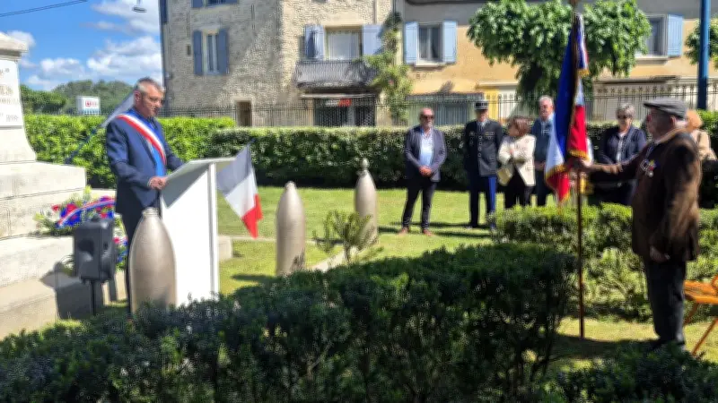 Goudargues : le maire sans micro pour la cérémonie du 8 mai