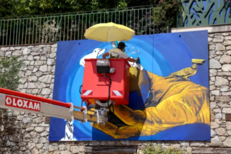 Grimaud se transforme en atelier à ciel ouvert pour le street-art