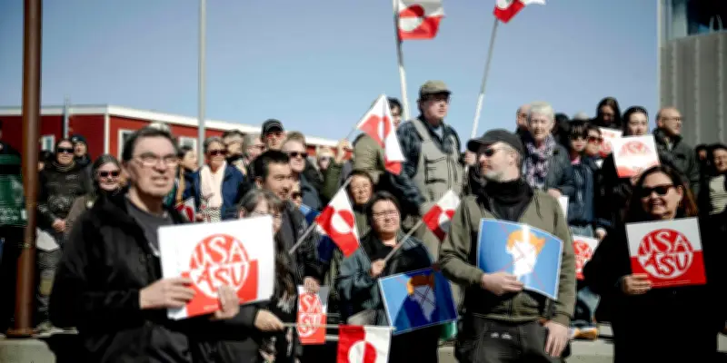 Groenland : manifestation à Nuuk contre les visées de Trump