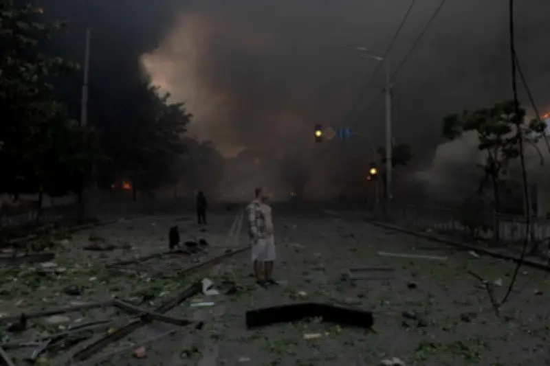 Guerre en Ukraine : Kyiv sous les bombes russes, images exclusives