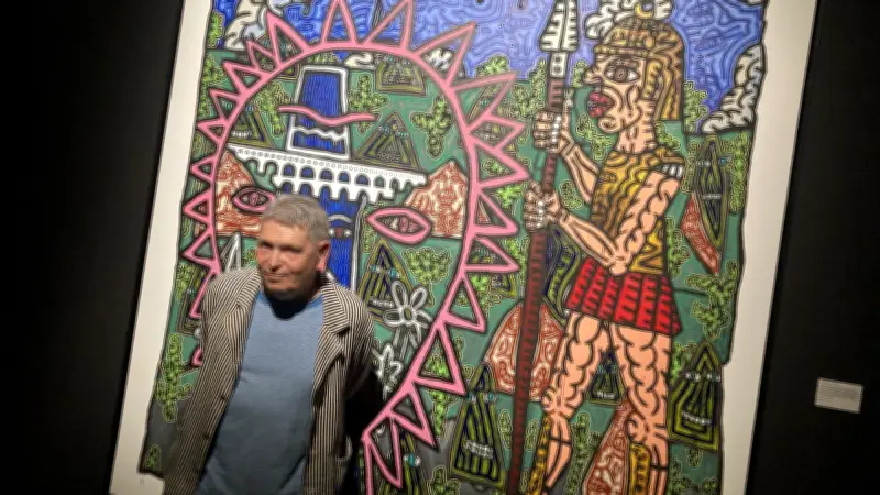 Guerre et Paix : Robert Combas s'expose au Pont du Gard tout l'été