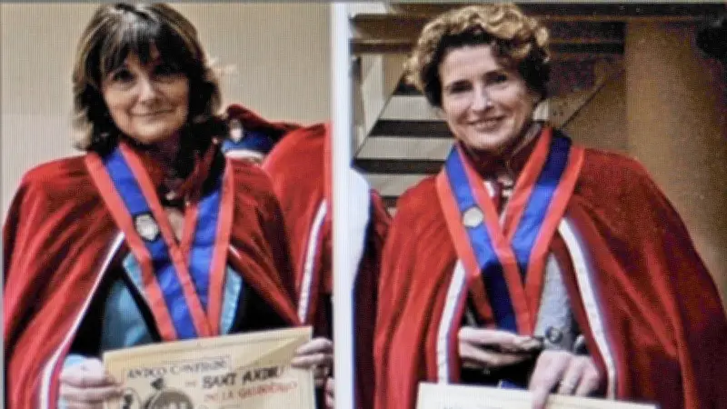Hommage aux femmes viticultrices à Béziers par la confrérie Sant Andiu