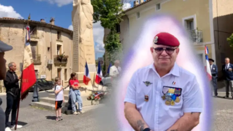 Hommage à Thierry Simon lors des commémorations du 8 Mai à Fontès
