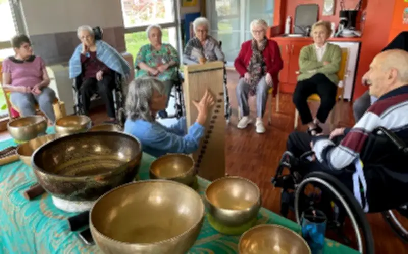 Immersion sonore à l'Ehpad : une séance de bien-être par les vibrations