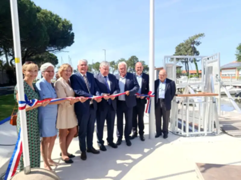 Inauguration du port du Betey à Andernos après trois ans de rénovation