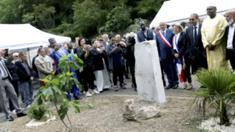 Inauguration du square Aboubakar Cissé à La Grand-Combe