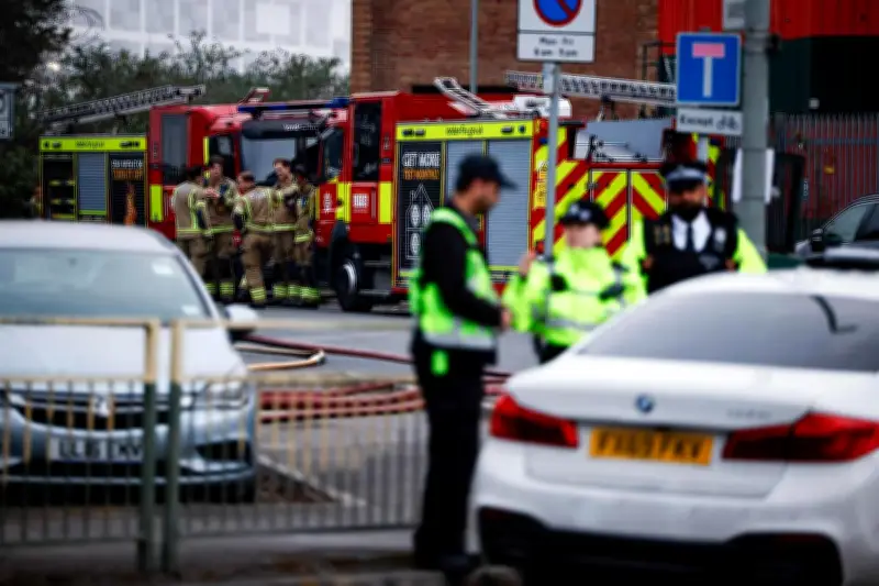 Incendie dans un supermarché casher à Londres, 100 pompiers mobilisés
