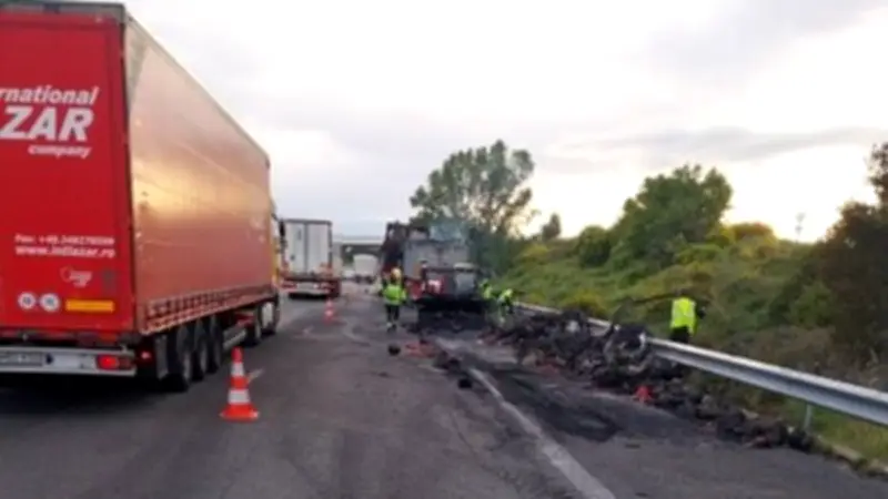 Incendie de remorque sur l'A9 : trafic perturbé jusqu'à vendredi matin
