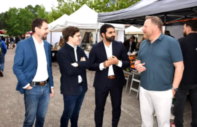 Jad Zahab en visite à Sanguinet pour parler ruralité et initiatives locales