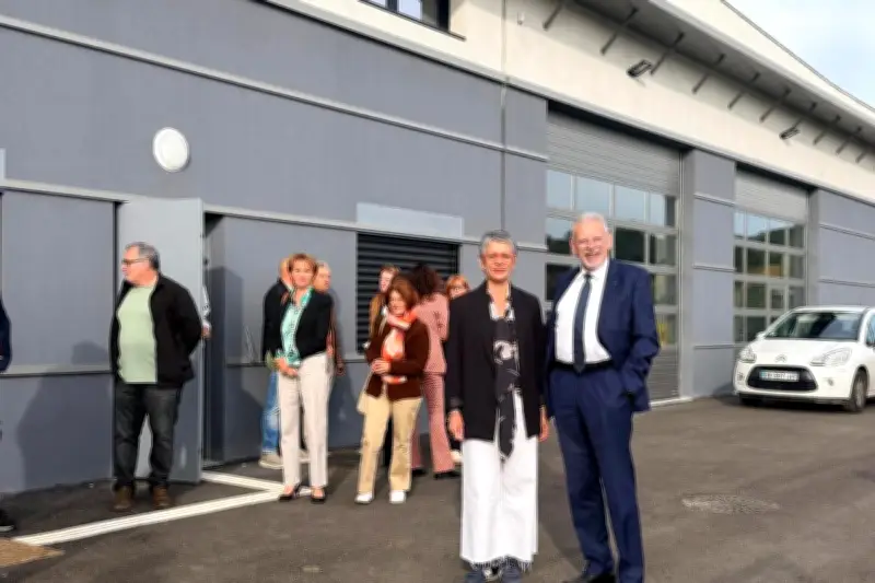 Jean-Louis Masson en visite à Flayosc : centre technique, école et potager