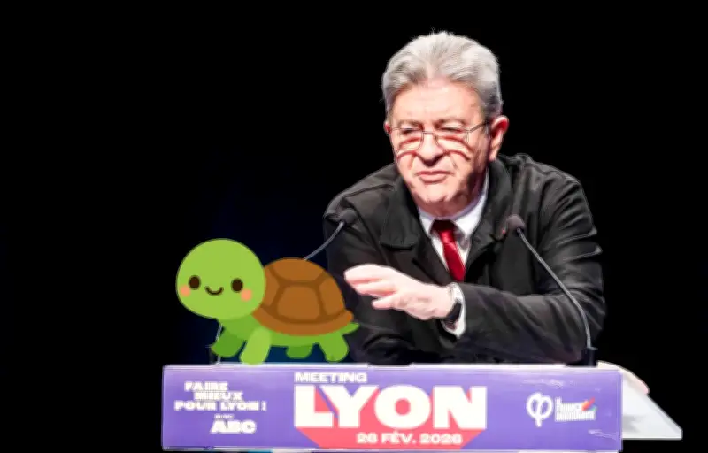 Jean-Luc Mélenchon officialise sa candidature pour 2027 avec la tortue comme emblème