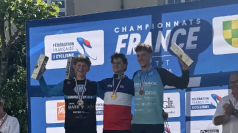 Jules Janniaud vice-champion de France d'enduro VTT U19