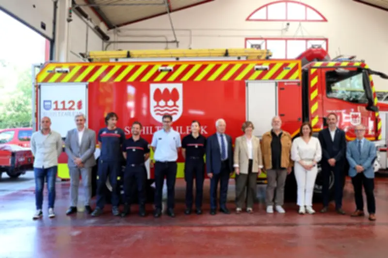 Jumelage des pompiers d'Hendaye et d'Irún pour renforcer la coopération transfrontalière