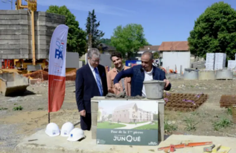 Jurançon : lancement du chantier des Jardins du Junqué, 38 logements et un parc urbain