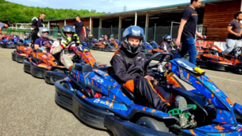 Karting solidaire à Alès : les pilotes roulent contre le cancer