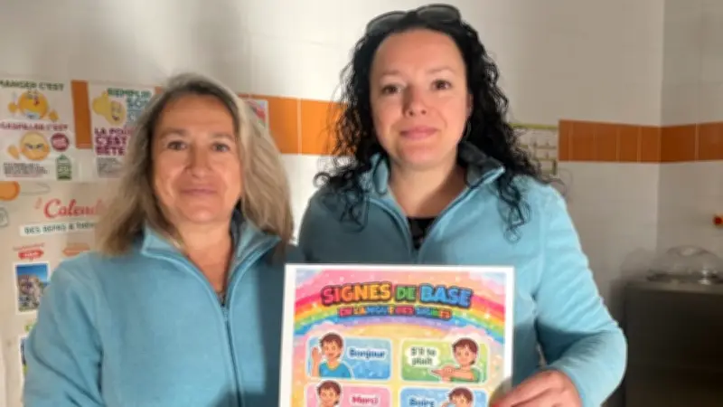 À la cantine, la langue des signes s'invite au menu des écoliers