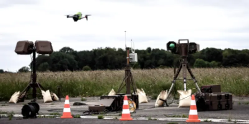 La filière drone investit la base aérienne de Brétigny pour des tests