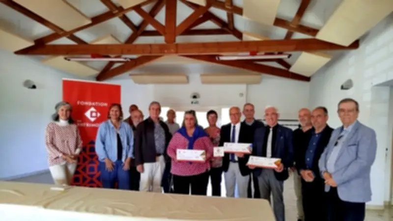 La Fondation du Patrimoine remet trois chèques dans l'Hérault