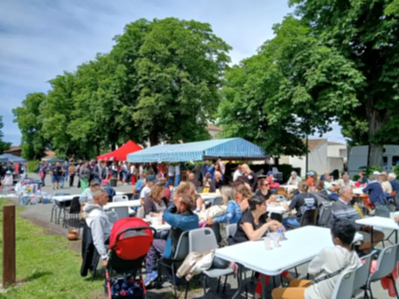 La fête communale de Trizay renaît après le Covid et attire les foules