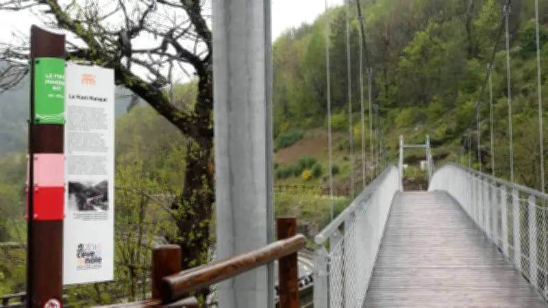 La voie verte la Cévenole : le Pont manqué réhabilité et nouveaux projets