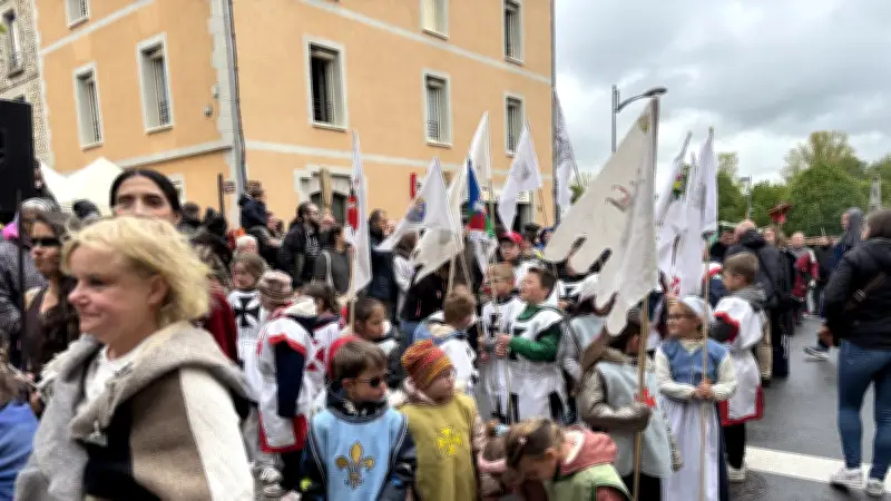 Les écoliers costumés remontent le temps aux Médiévales du Malzieu