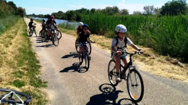 Les écoliers de Roujeon participent au P'tit Tour à vélo