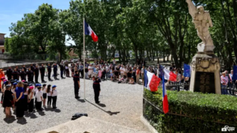 Les enfants de l'école Aubrac animent la commémoration du 8-Mai à Pignan