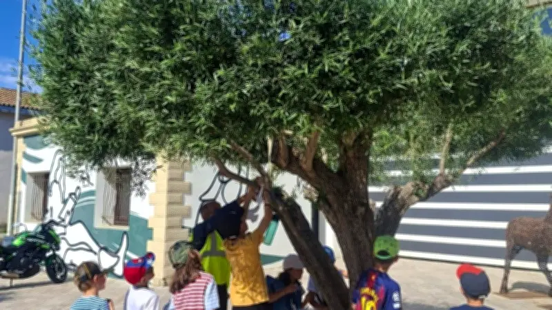 Les enfants de Sauvian rendent hommage à la Résistance avec des décorations