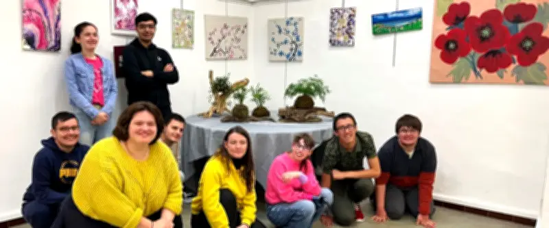 Les talents de l'IME Rochebelle exposés à l'espace Chamson à Alès