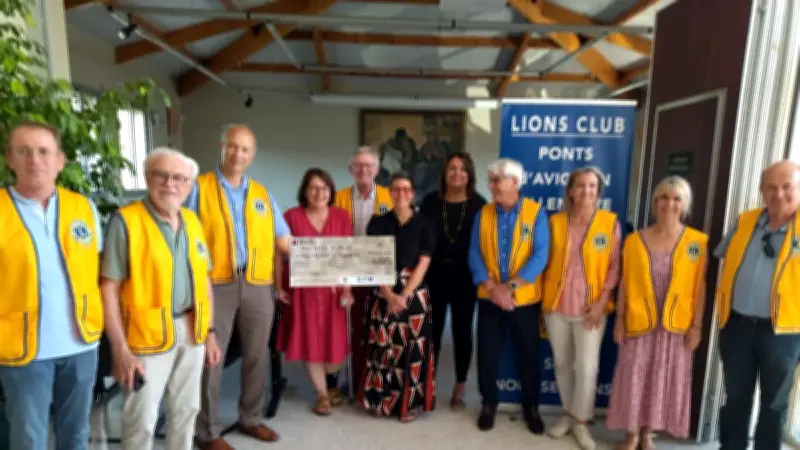 Lions Club remet 6 000 € à deux associations pour enfants handicapés