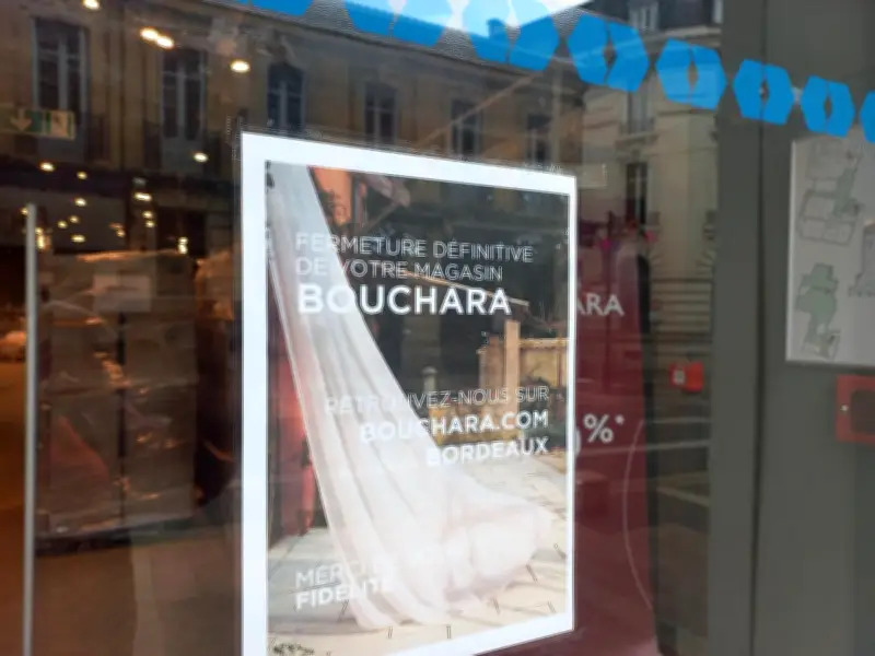 Liquidation judiciaire : le magasin Bouchara d'Agen ferme définitivement