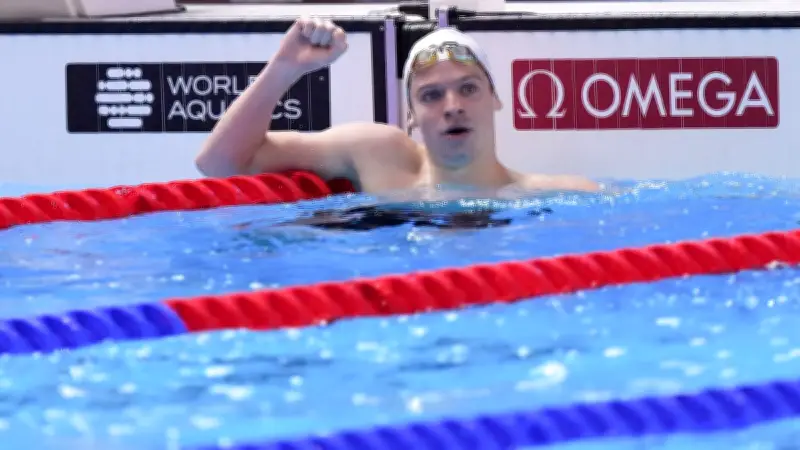 Léon Marchand remporte le 400 m 4 nages à Fort Lauderdale