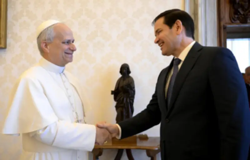 Léon XIV reçoit Marco Rubio au Vatican pour apaiser les tensions