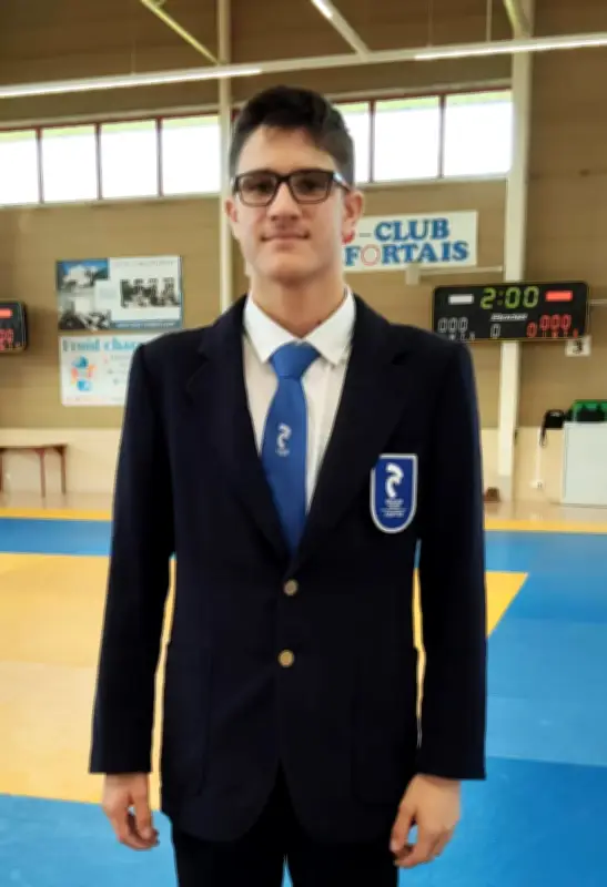 Lucas Comeyne, 11e ceinture noire du Judo Club Semussacais