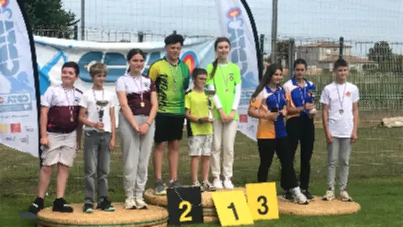 Manduel brille en tir à l'arc : jeunes et D2 en pleine réussite