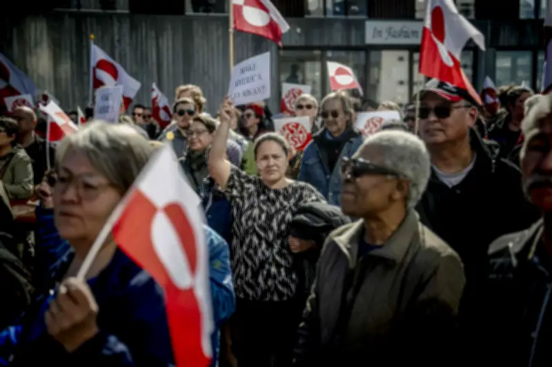 Manifestation au Groenland contre les ambitions de Donald Trump