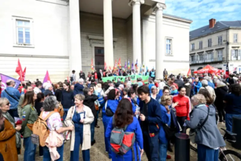 Manifestation du 1er mai à Périgueux contre le projet de loi sur la Fête du travail