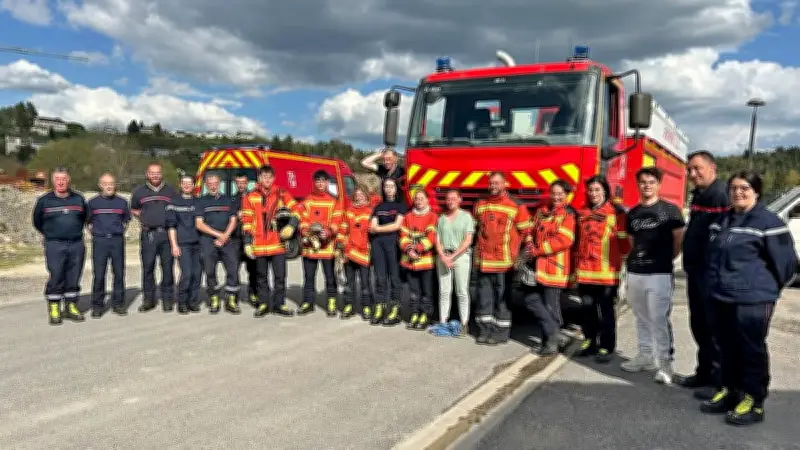 Manœuvre réussie pour les sapeurs-pompiers de Saint-Alban-sur-Limagnole