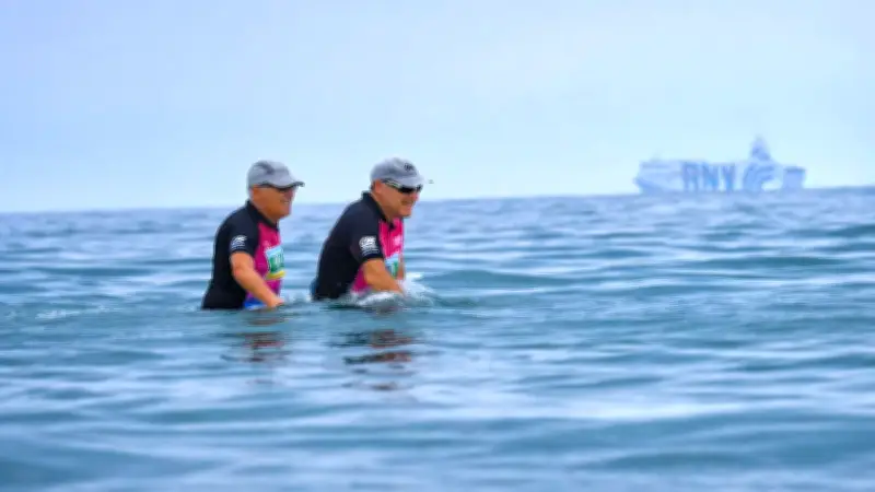 Marche aquatique à Sète pour le cœur des femmes