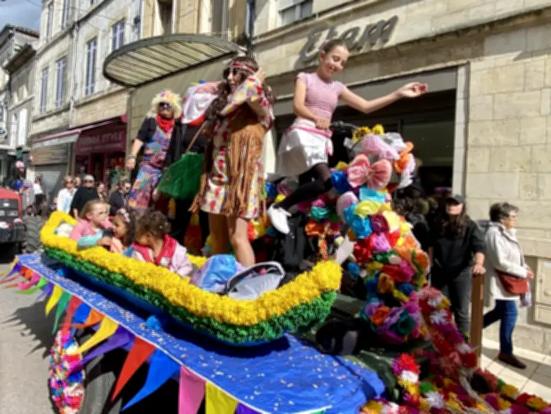 Marmande : défilé fleuri et cavalcade réussie pour le comité des fêtes