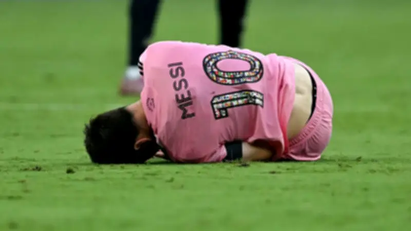 Messi sort prématurément avec l'Inter Miami à trois semaines du Mondial