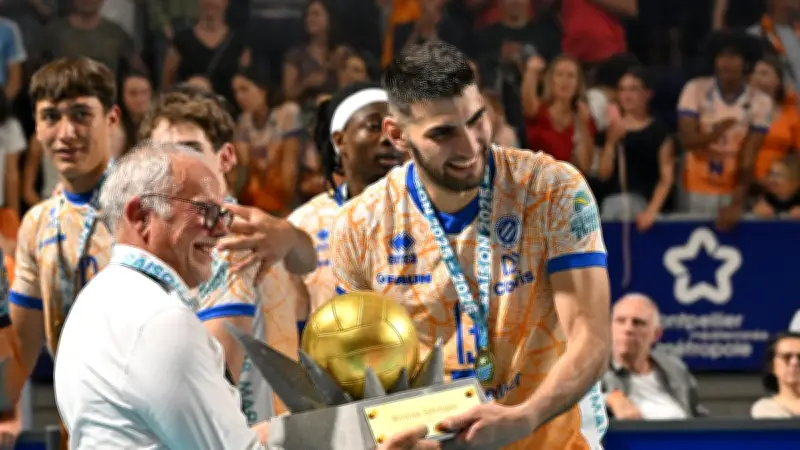 MHSC VB : les champions de France fêtent leur titre à l'Opéra Comédie