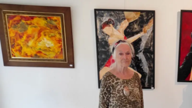 Mireille Herrmann expose ses peintures à Colombiers jusqu'au 31 mai